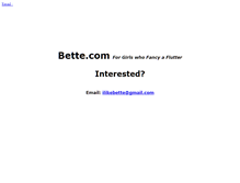 Tablet Screenshot of bette.com